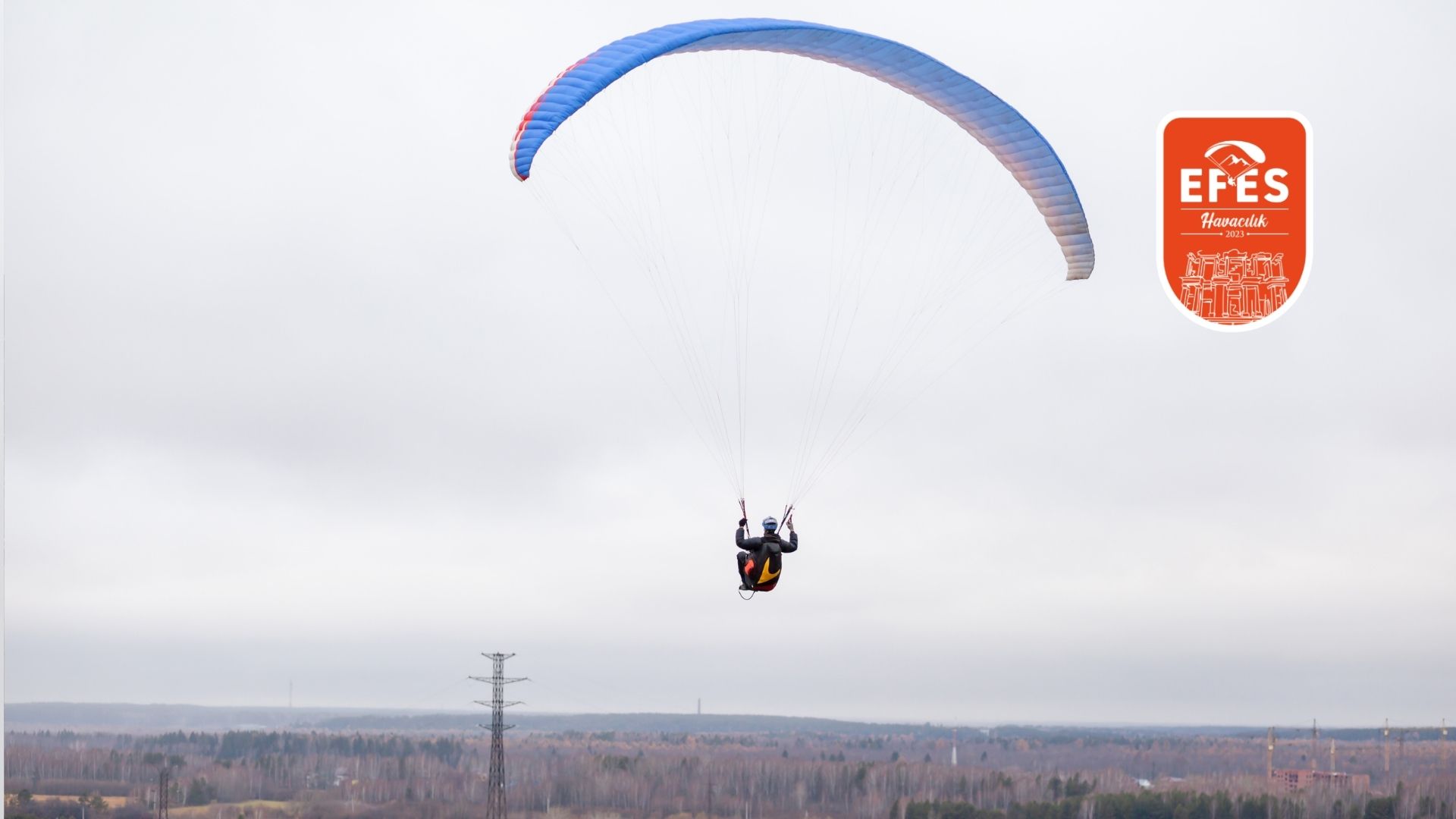 efes yamaç paraşütü uçuşu